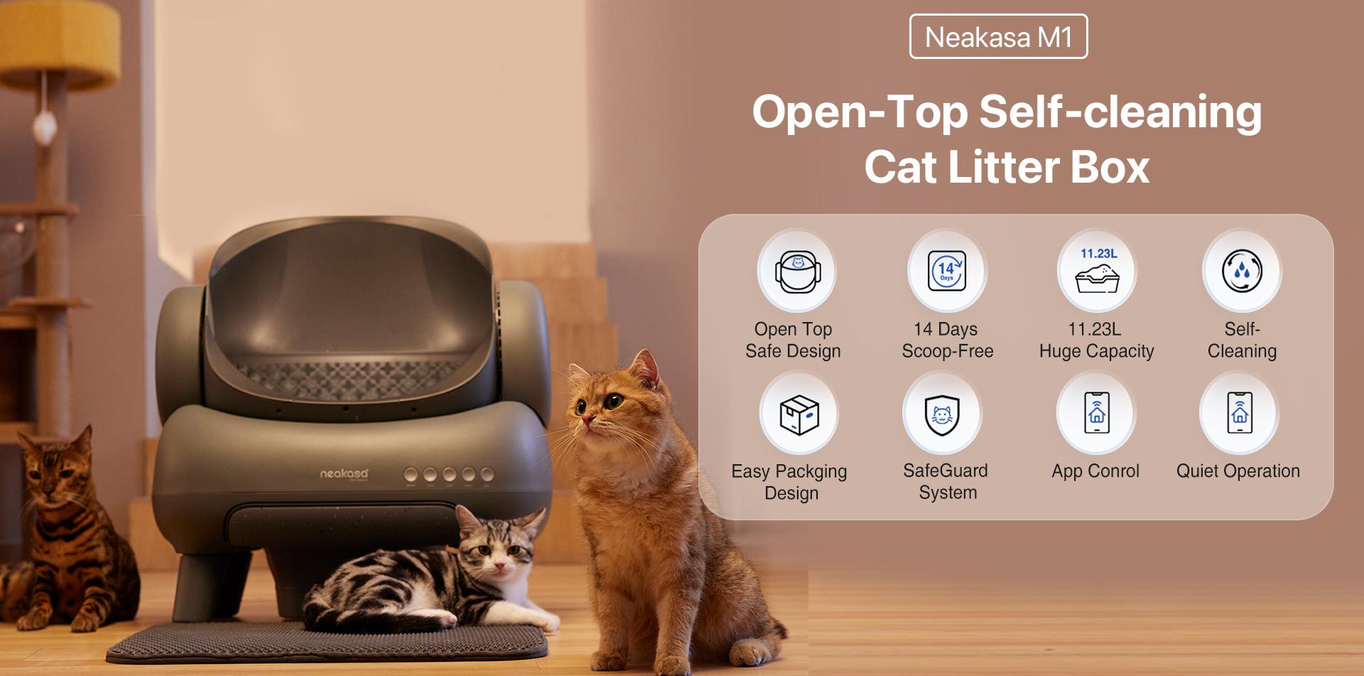 Neakasa M1 Open-top Self-cleaning Cat Litter Box