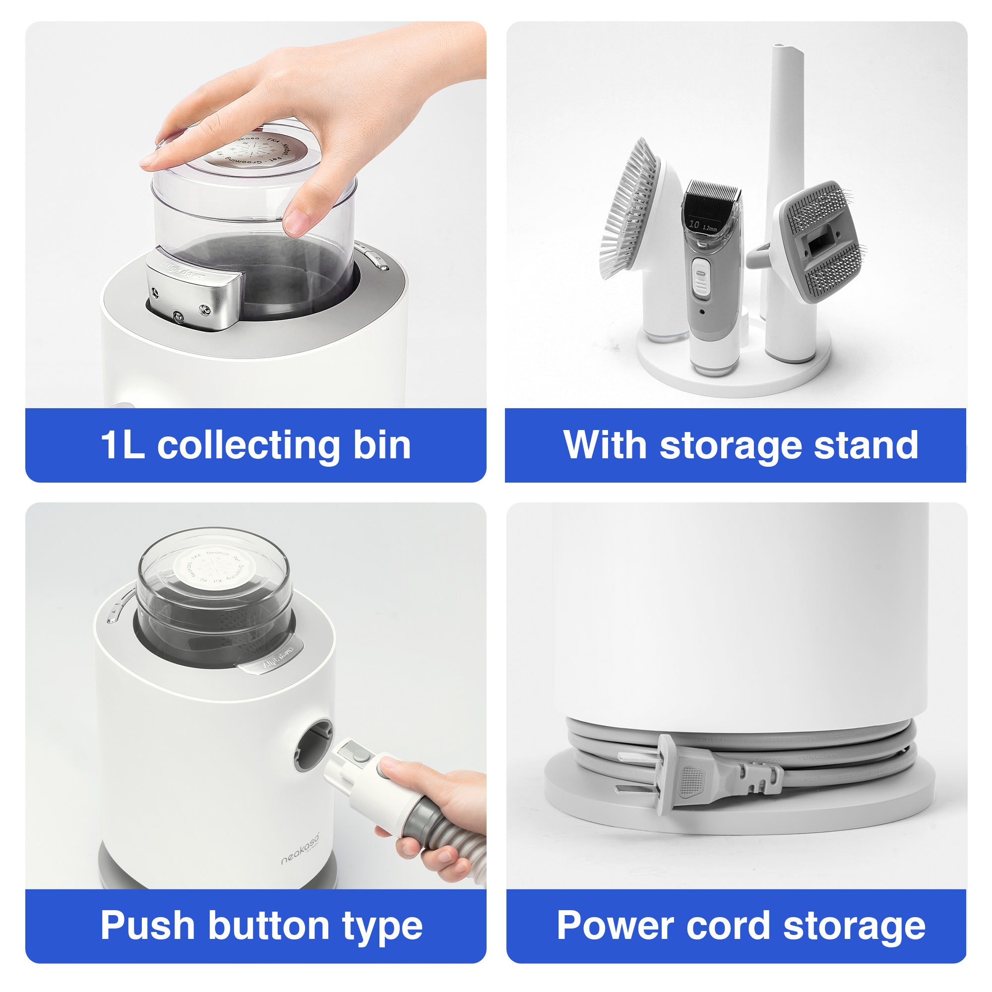 Neakasa P0 Pro/Lite 5-in-1 Cat Grooming Vacuum Kit