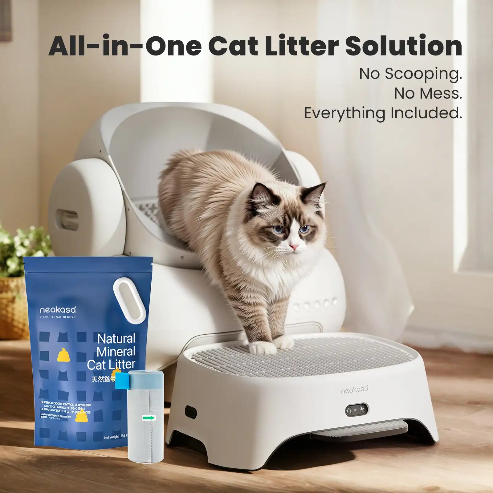 Neakasa M1 Plus & M1 Lite Self-Cleaning Cat Litter Box Ultimate Bundle