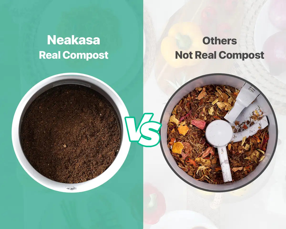 real composting, converted food waste into a stable, harmless organic fertilizer