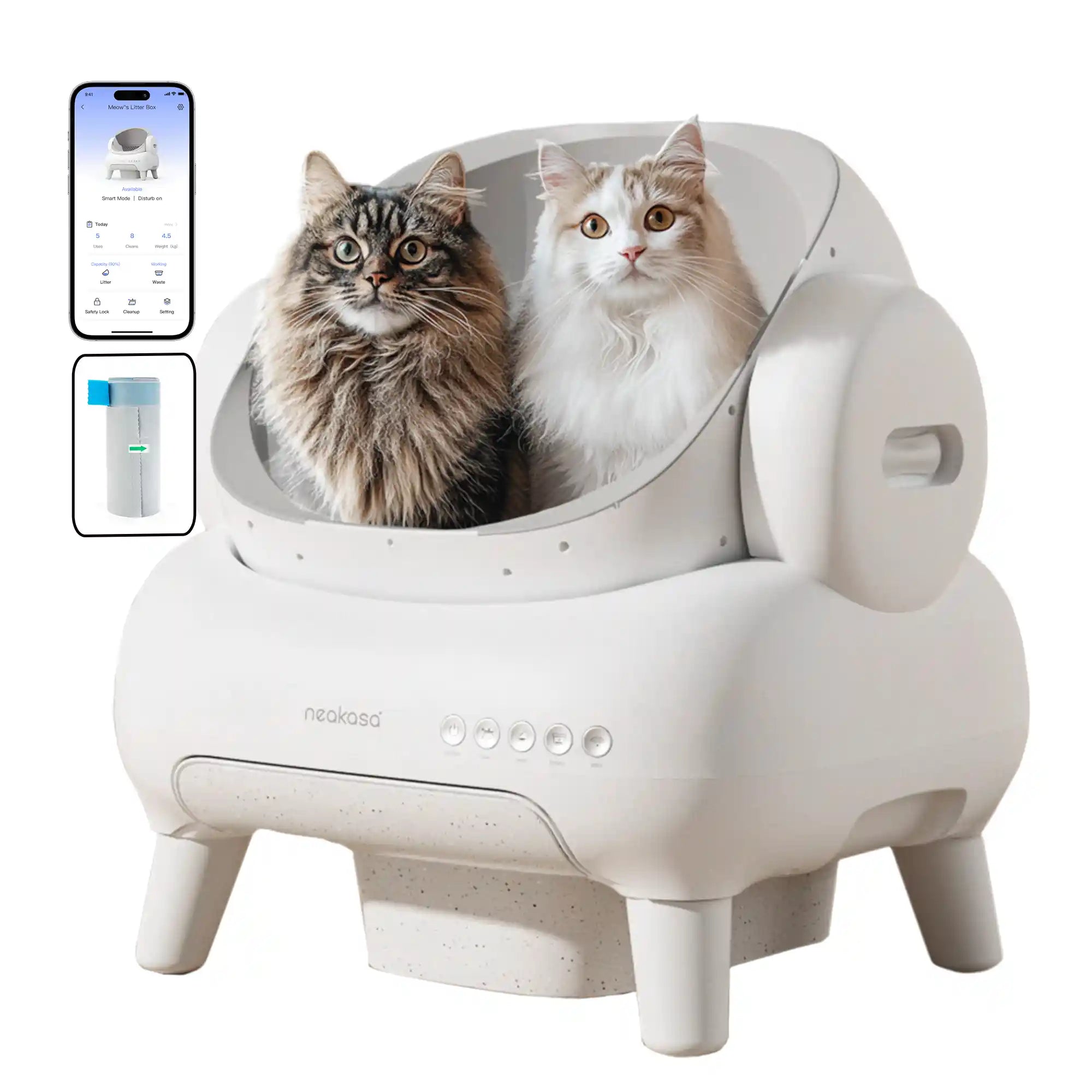 Neakasa M1 Lite Plus Open-Top Self-Cleaning Cat Litter Box