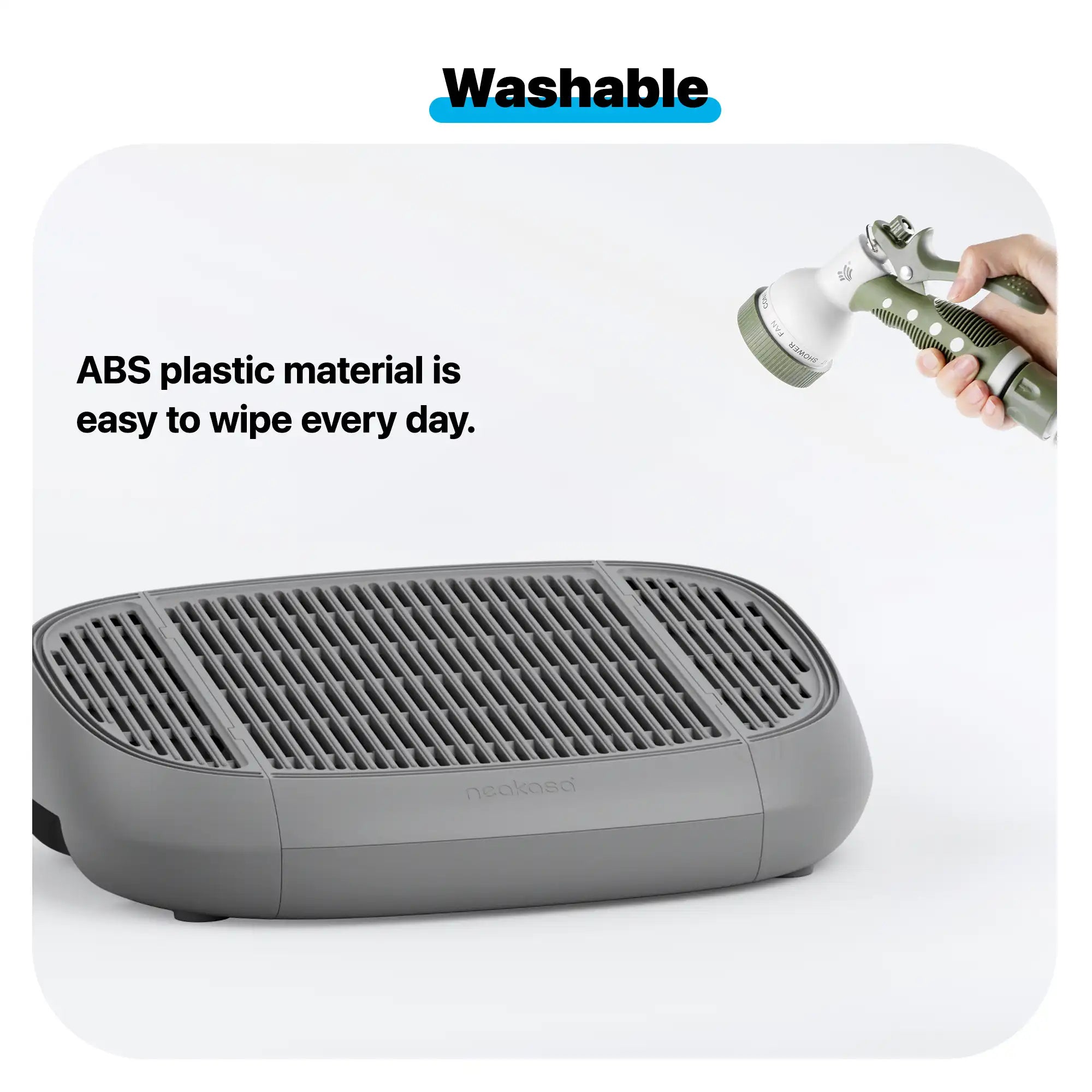 washable m1 ramp,m1-step-grey