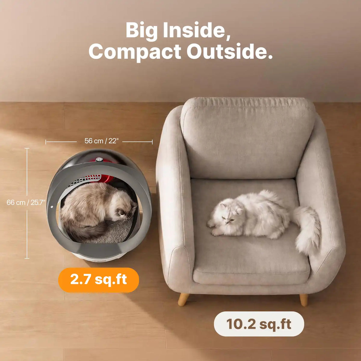 Neakasa M9 Open-View Cat Litter Box – Automatic & Self-Cleaning