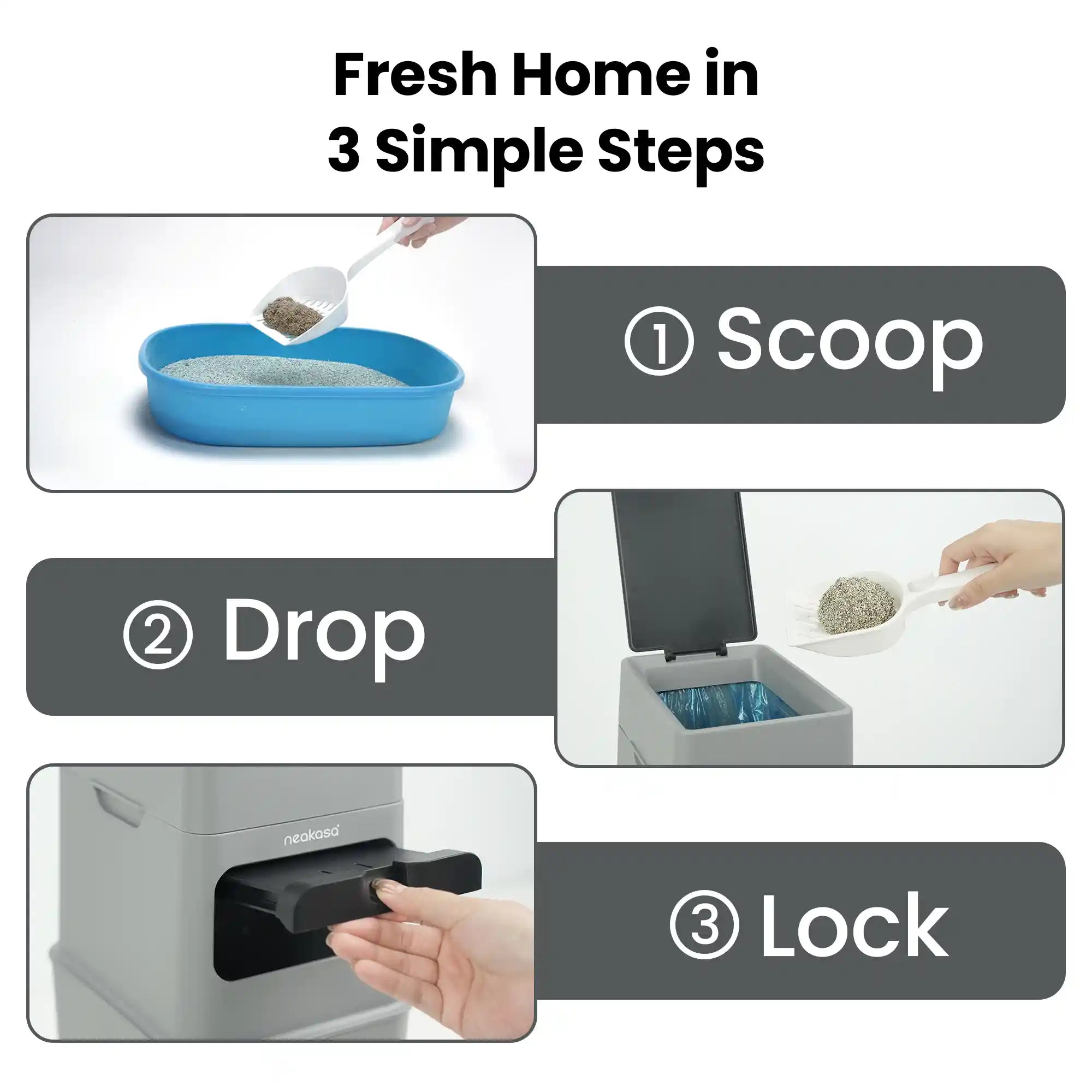 Neakasa PooGuard Pet Waste Disposal Bin