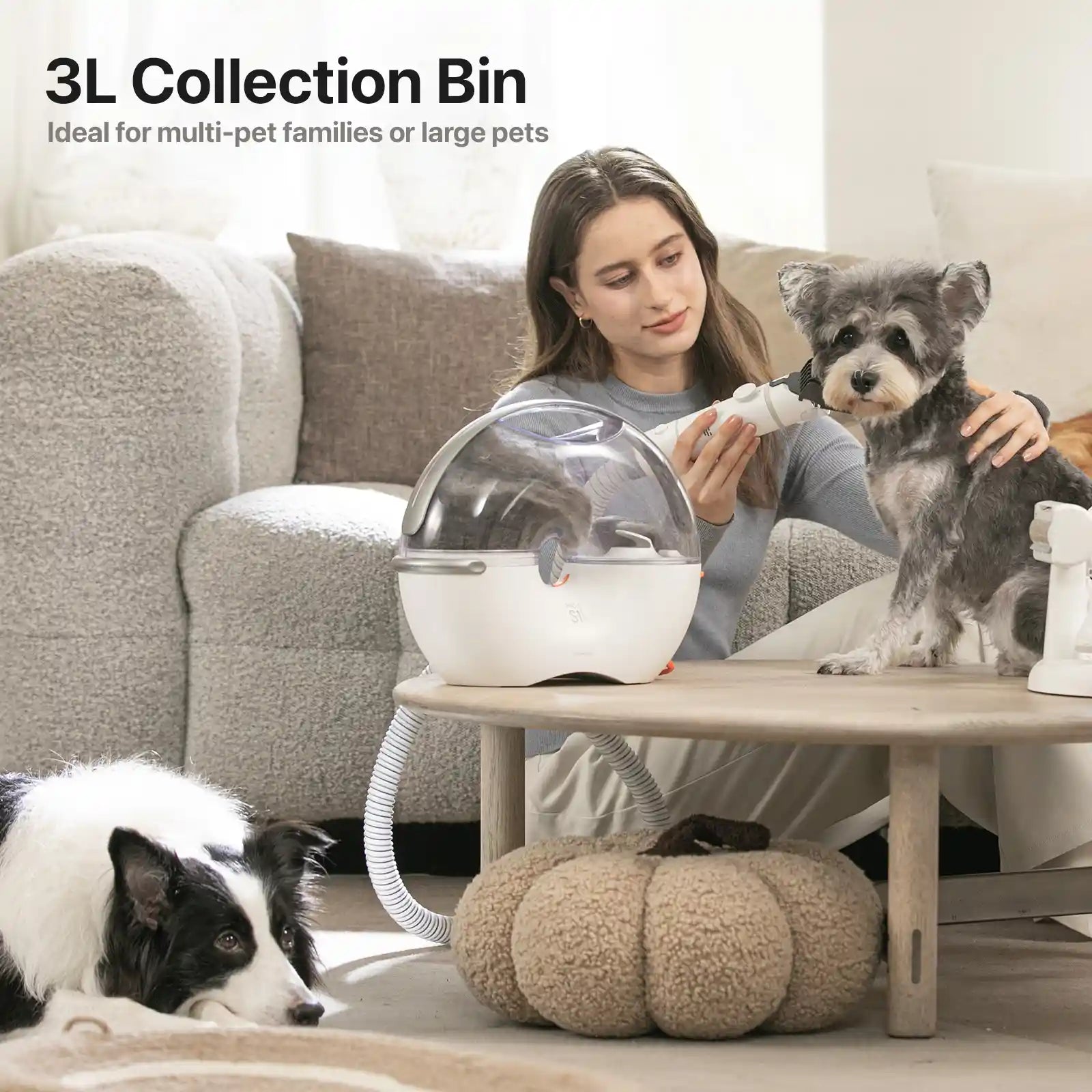 Neakasa S1 Lite 5-in-1 Pet Grooming Vacuum Kit