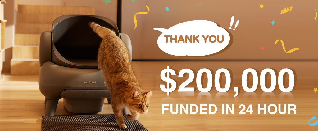 Neakasa's M1 Open-Top Self-Cleaning Cat Litter Box Raises $200,000 in Day One of Crowdfunding