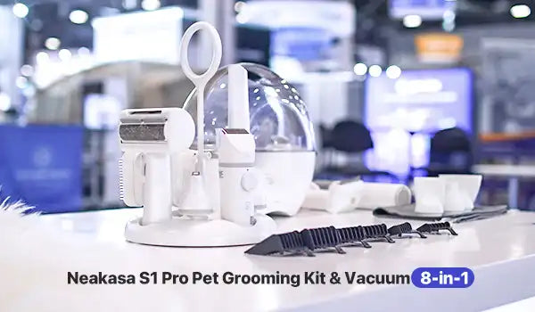 Introducing Neakasa S1 Pro 8-in-1 Pet Grooming Vacuum Kit