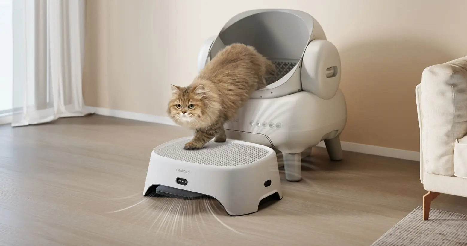 Neakasa Introduces AirStep: A Smarter Way to Keep the Litter Box Area Fresh and Comfortable