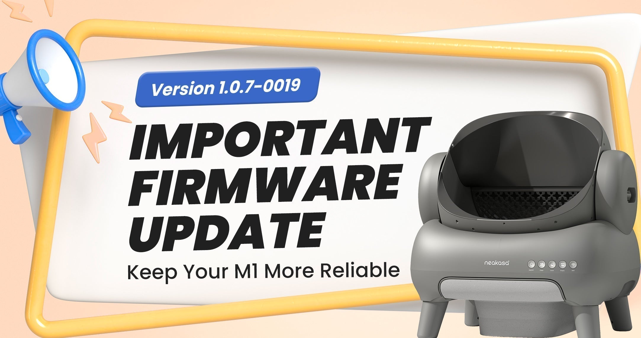 Important Firmware Update for Neakasa M1 Users