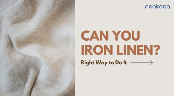 can you iron linen