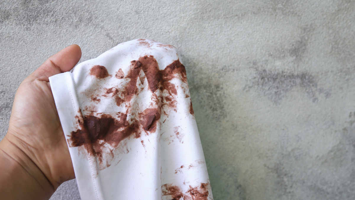 how do you get chocolate out of clothes