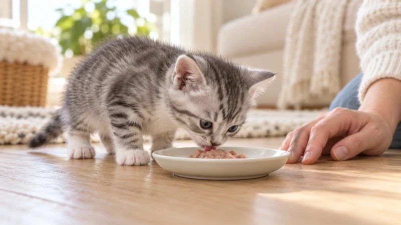 When Can Kittens Eat Wet Food cover