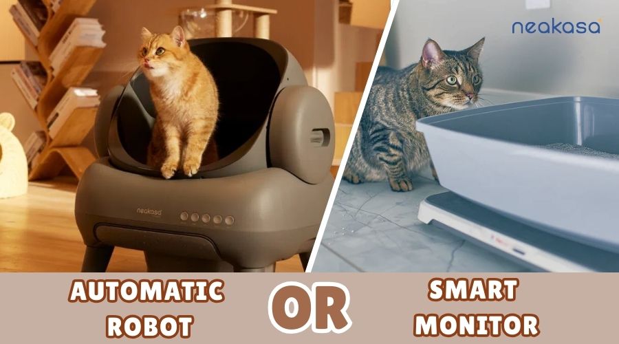 Neakasa M1 vs. Petivity: Should You Buy a Self-Cleaning Robot or a Smart Monitor?