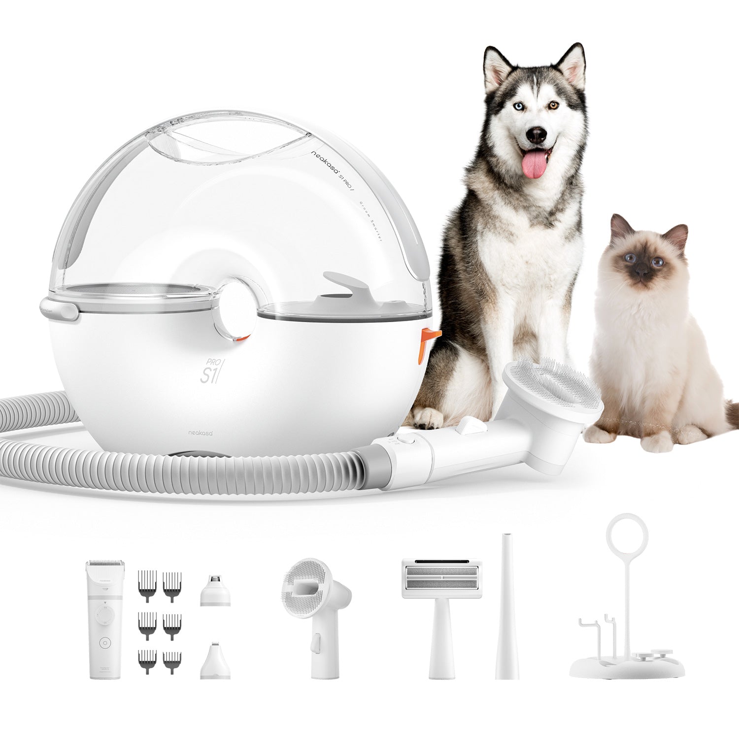 Neakasa S1 Pro 8-in-1 Pet Grooming Vacuum for Dogs Cats