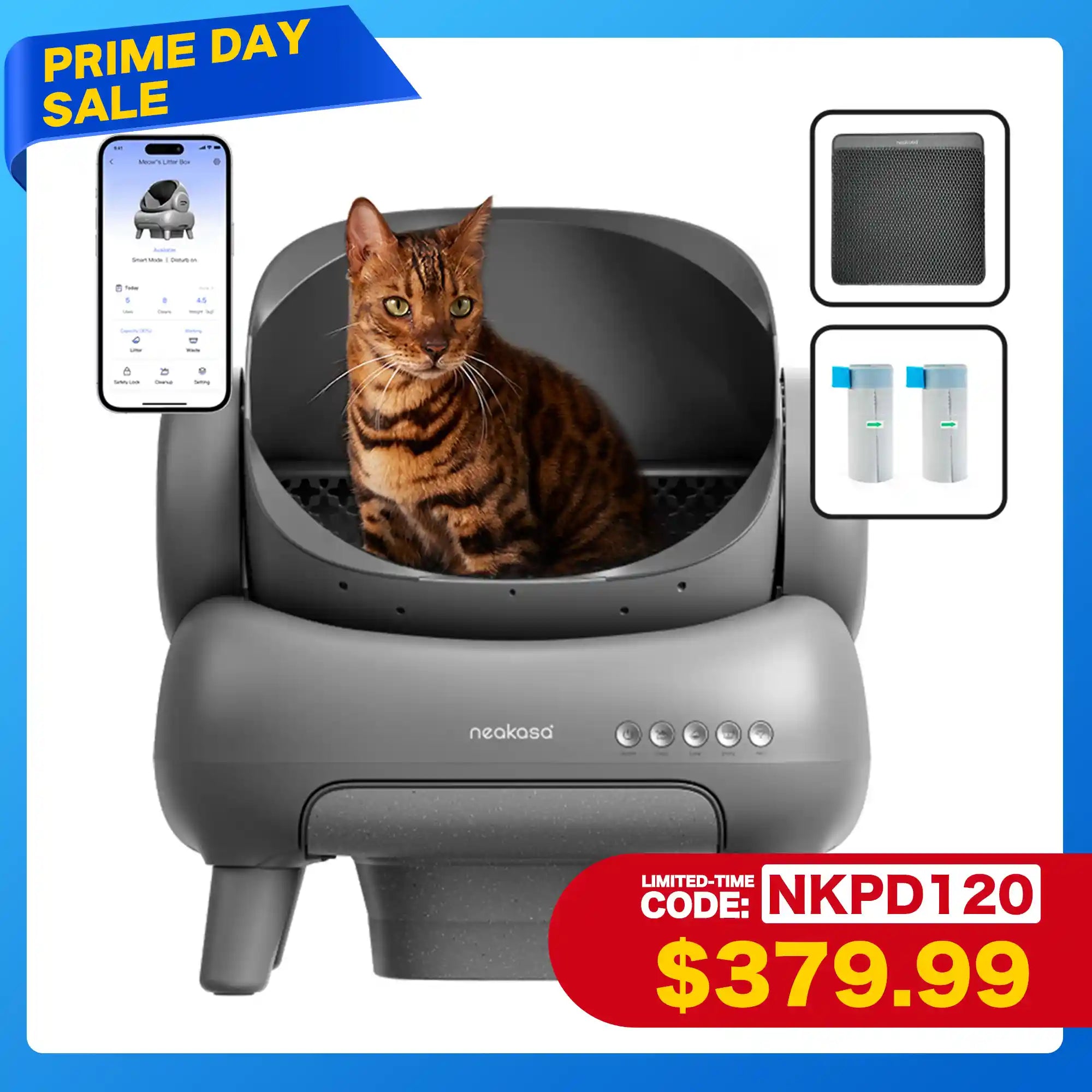 Neakasa M1 Open-top Self-cleaning Cat Litter Box