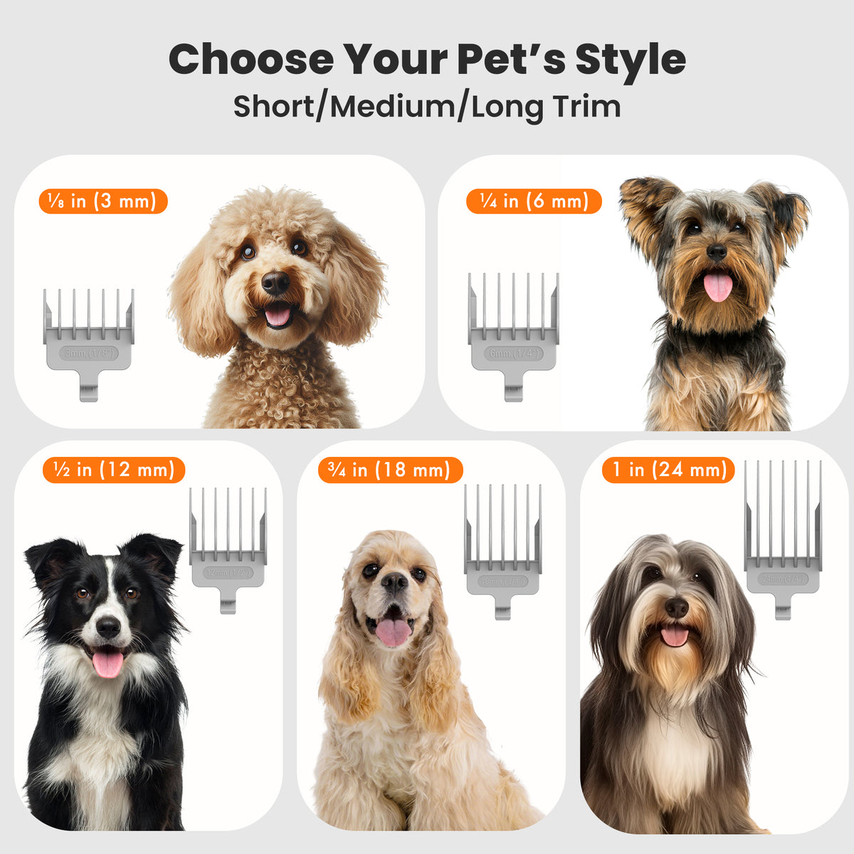 Neakasa P1 Pro 6-in-1 Pet Grooming Vacuum Kit