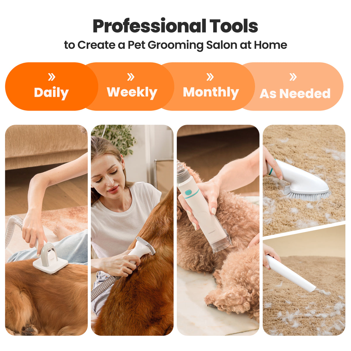 Neakasa P1 Pro 6-in-1 Pet Grooming Vacuum Kit