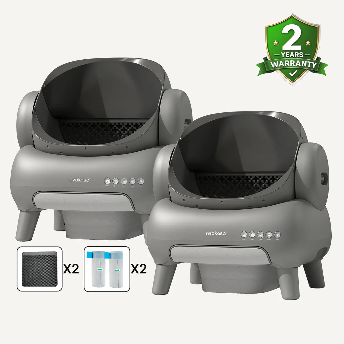 Neakasa M1 Plus Self-Cleaning Cat Litter Box Multi-Cat Bundle