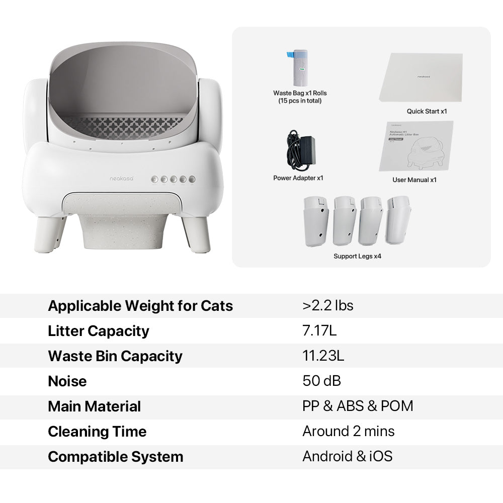 Neakasa M1 Lite Open-top Self-cleaning Cat Litter Box