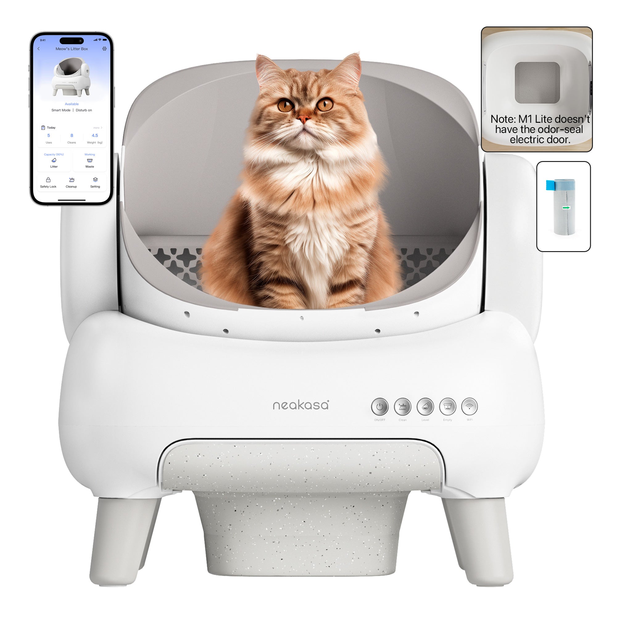 Neakasa M1 Open-top Self-cleaning Cat Litter Box