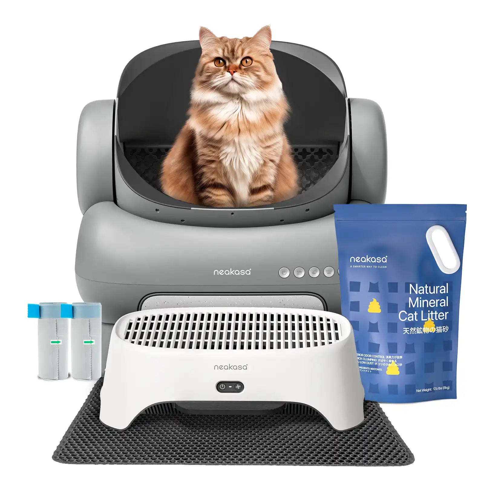 Neakasa M1/M1 Lite Ultimate All-in-One Cat Litter Box Bundle