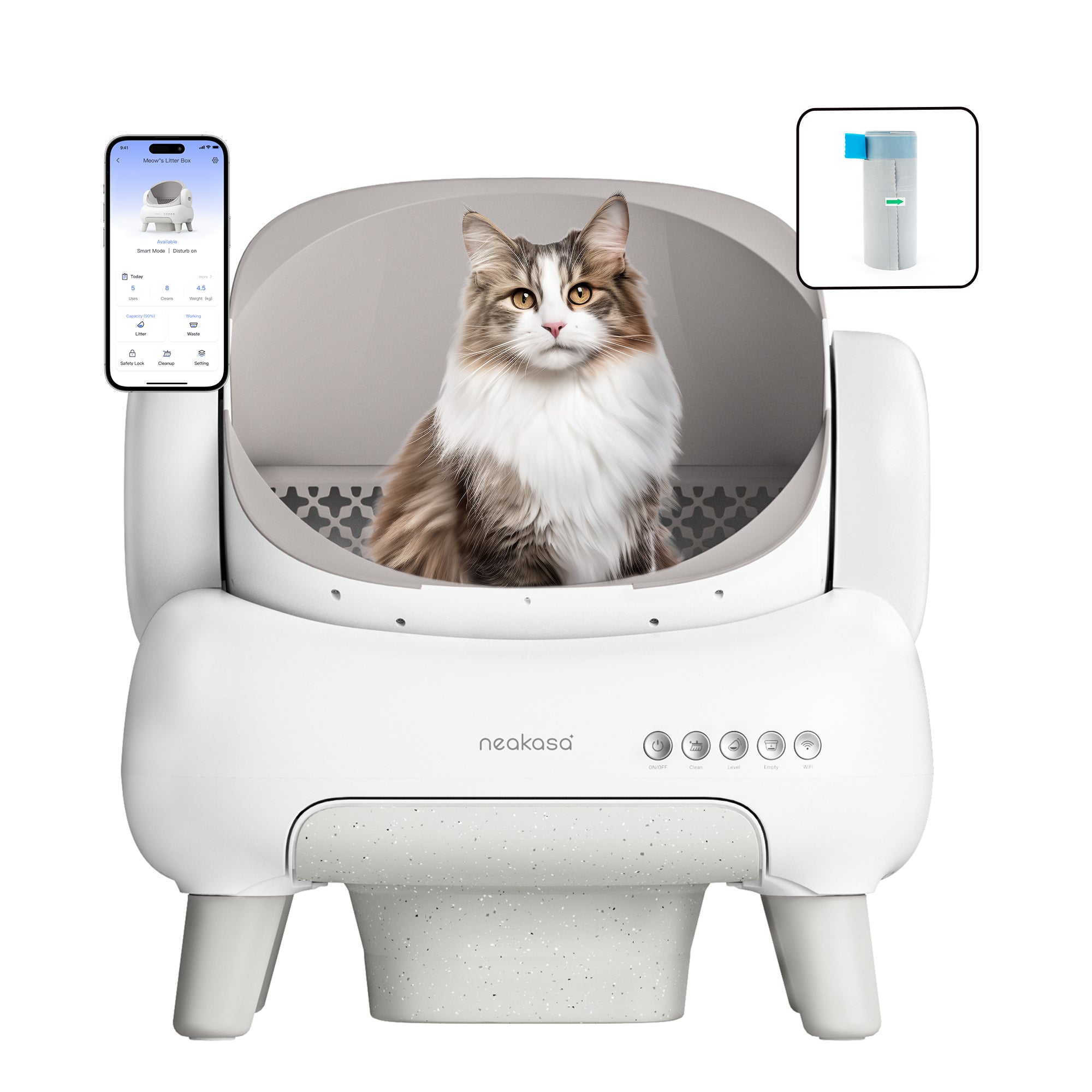 Neakasa M1 Lite Open-top Self-cleaning Cat Litter Box