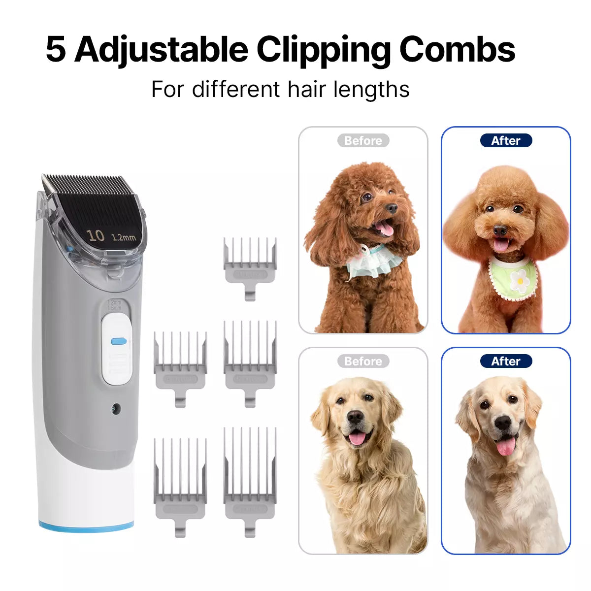 Neakasa P2 Pro Dog Grooming Kit & Vacuum for Dogs Cats | Vacuum For Pet Hair - Neabot p2-us-grey, p2-us-blue, p2-eu-grey, p2-eu-blue