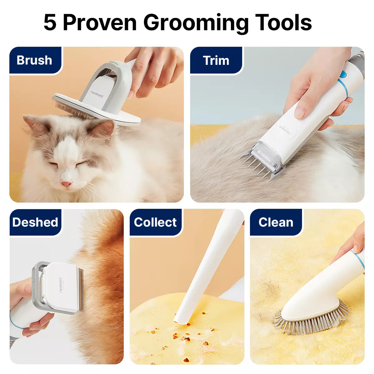 Neakasa P2 Pro Pet Grooming Vacuum for Dogs & Cats