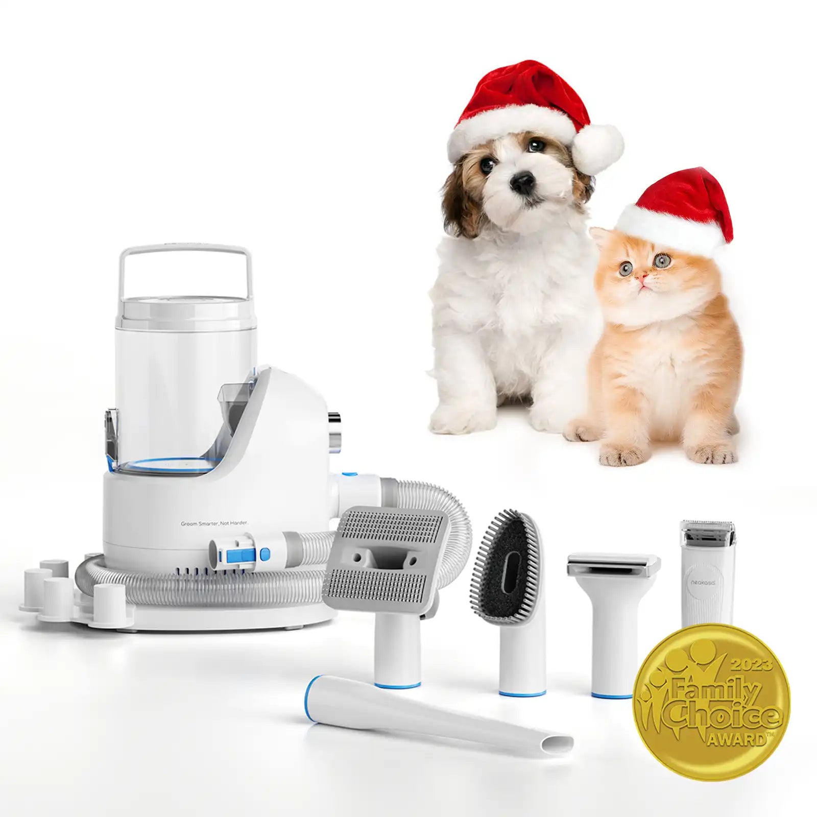 Neakasa P2 Pro 5-in-1 Dog Cat Grooming Kit with Vacuum