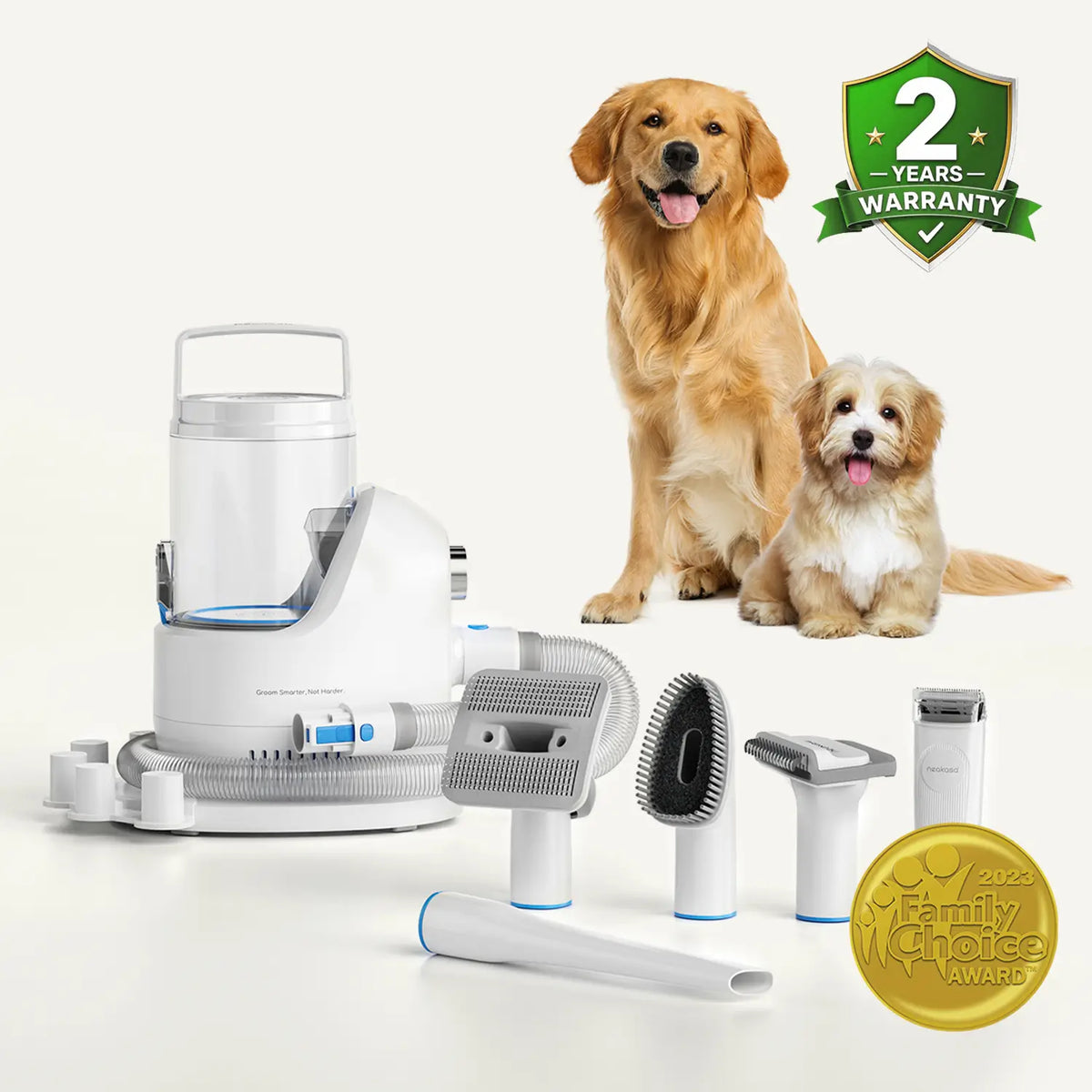 Neakasa P2 Pro — 5-in-1 High-Power Grooming Kit for Multi-Pet Homes