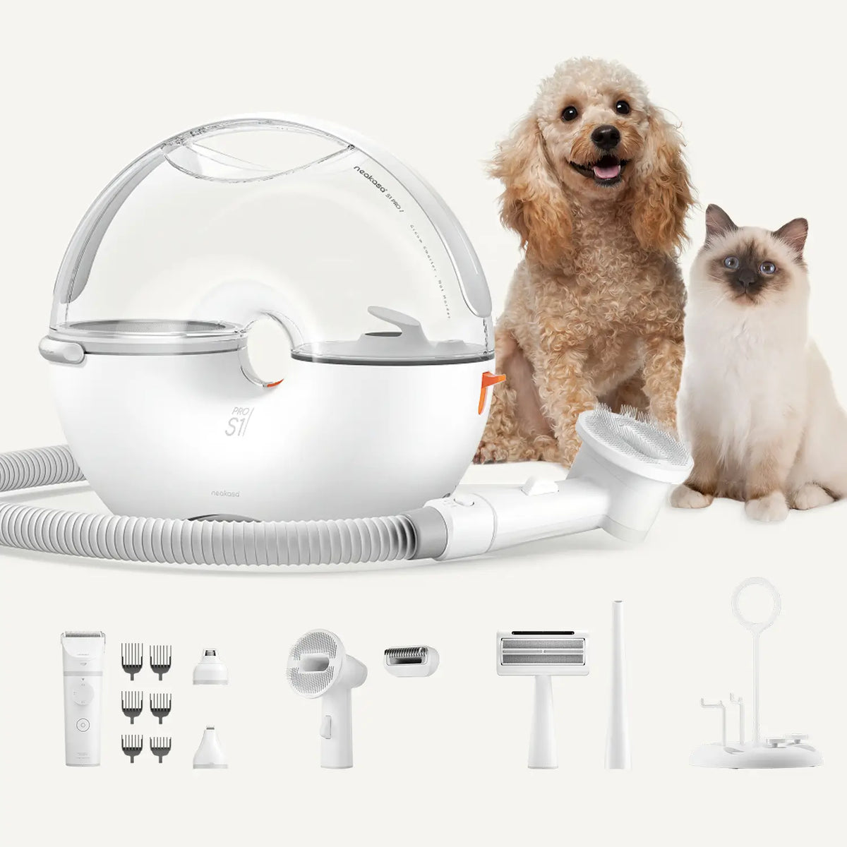 Neakasa S1 Lite 5-in-1 Pet Grooming Vacuum Kit