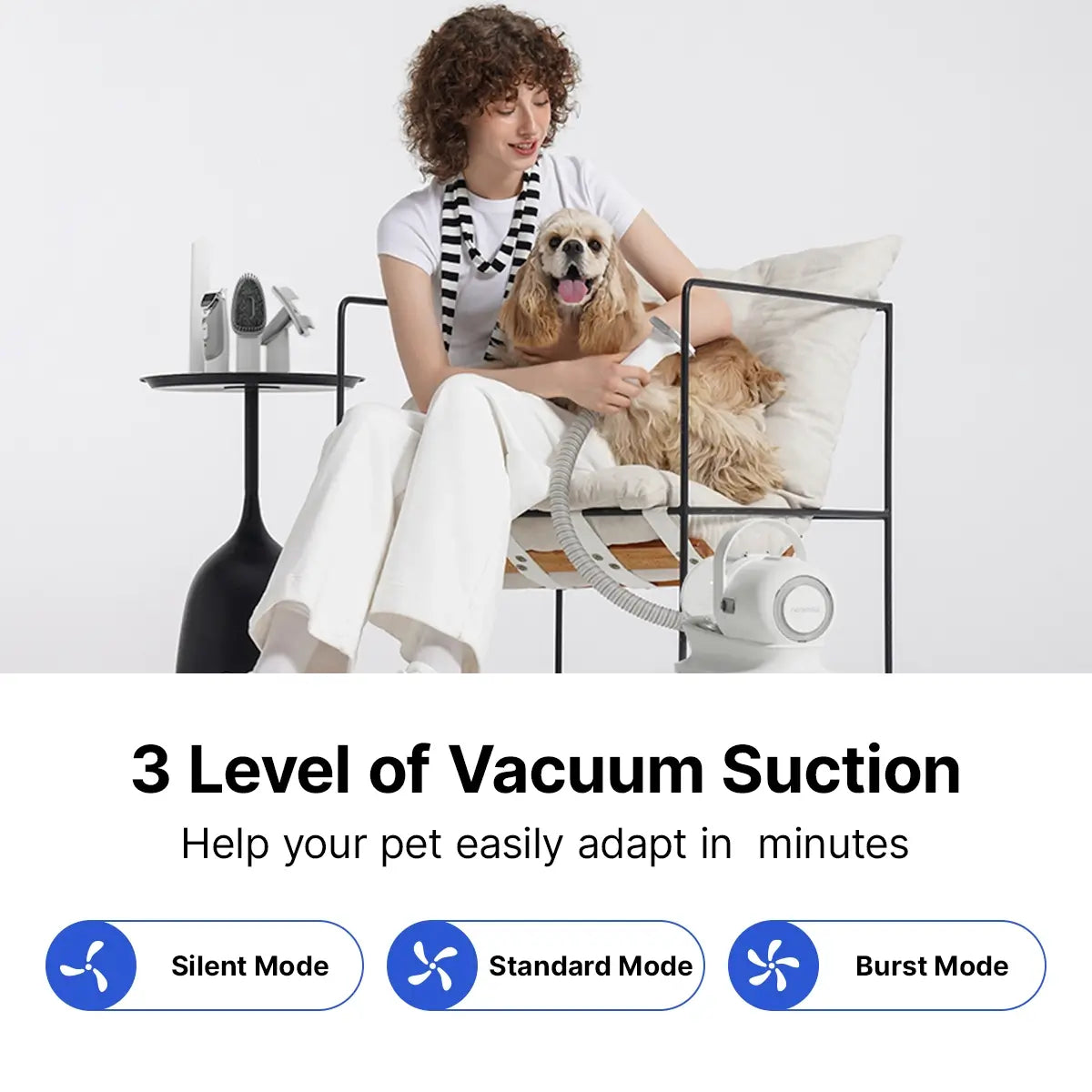 Neakasa P1 Pro Pet Grooming Vacuum for Dogs Cats | Dog Vacuum Groomer