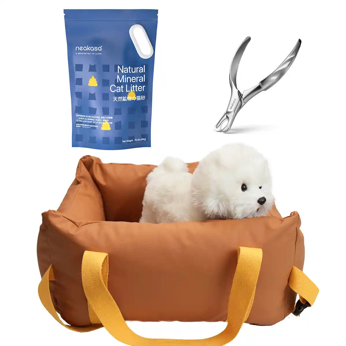 Dog Seat + Nail Clipper + Litter Bundle
