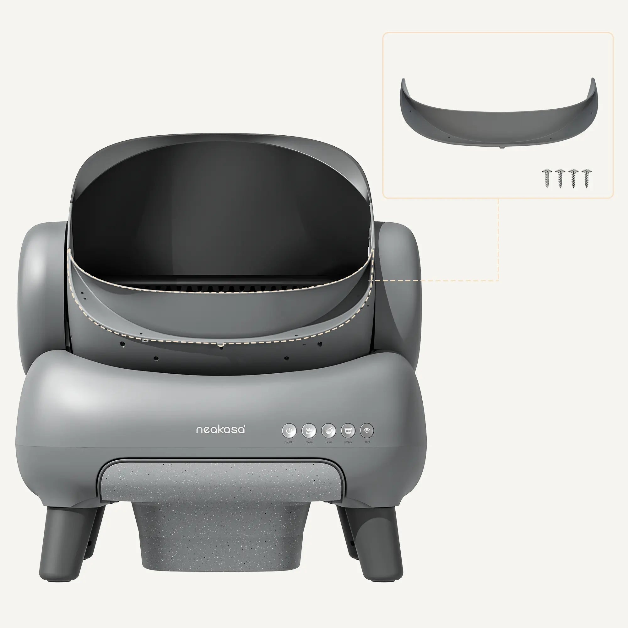 Neakasa M1 Self-Cleaning Cat Litter Box | Open-Top Automatic Design