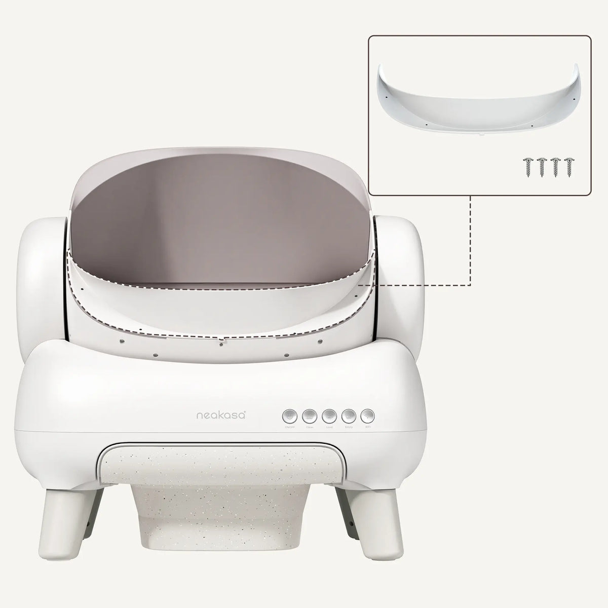 Neakasa M1 Lite Plus Open-Top Self-Cleaning Cat Litter Box