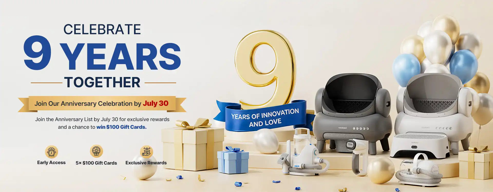 Neakasa 9th Anniversary Sale | Exclusive Offers &