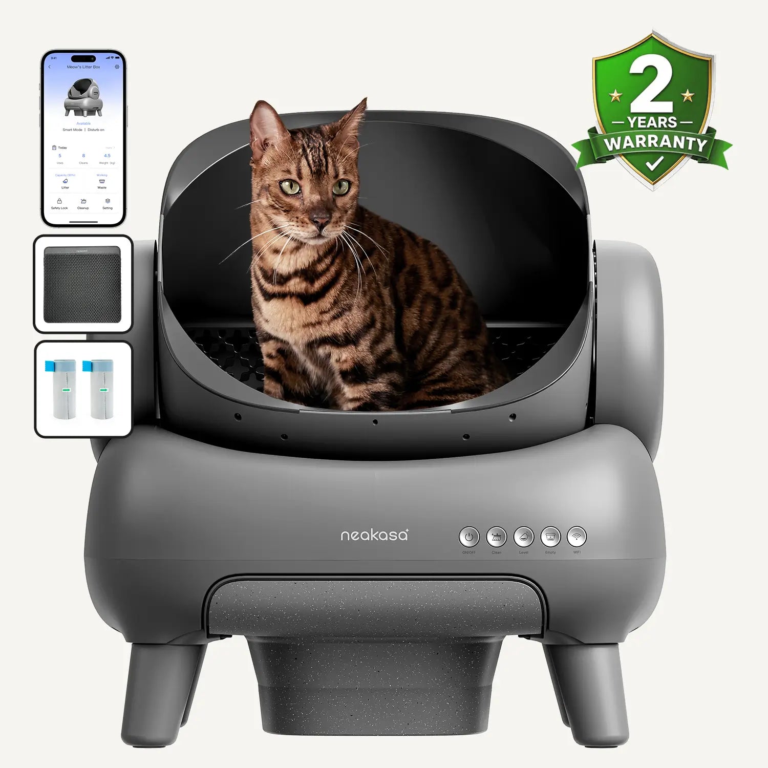 Neakasa M1 Plus Open Top Self-Cleaning Cat Litter Box