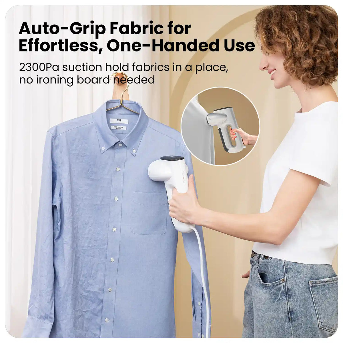 Neakasa Magic 1 Handheld Vacuum Steamer | Wrinkle-Free Clothes