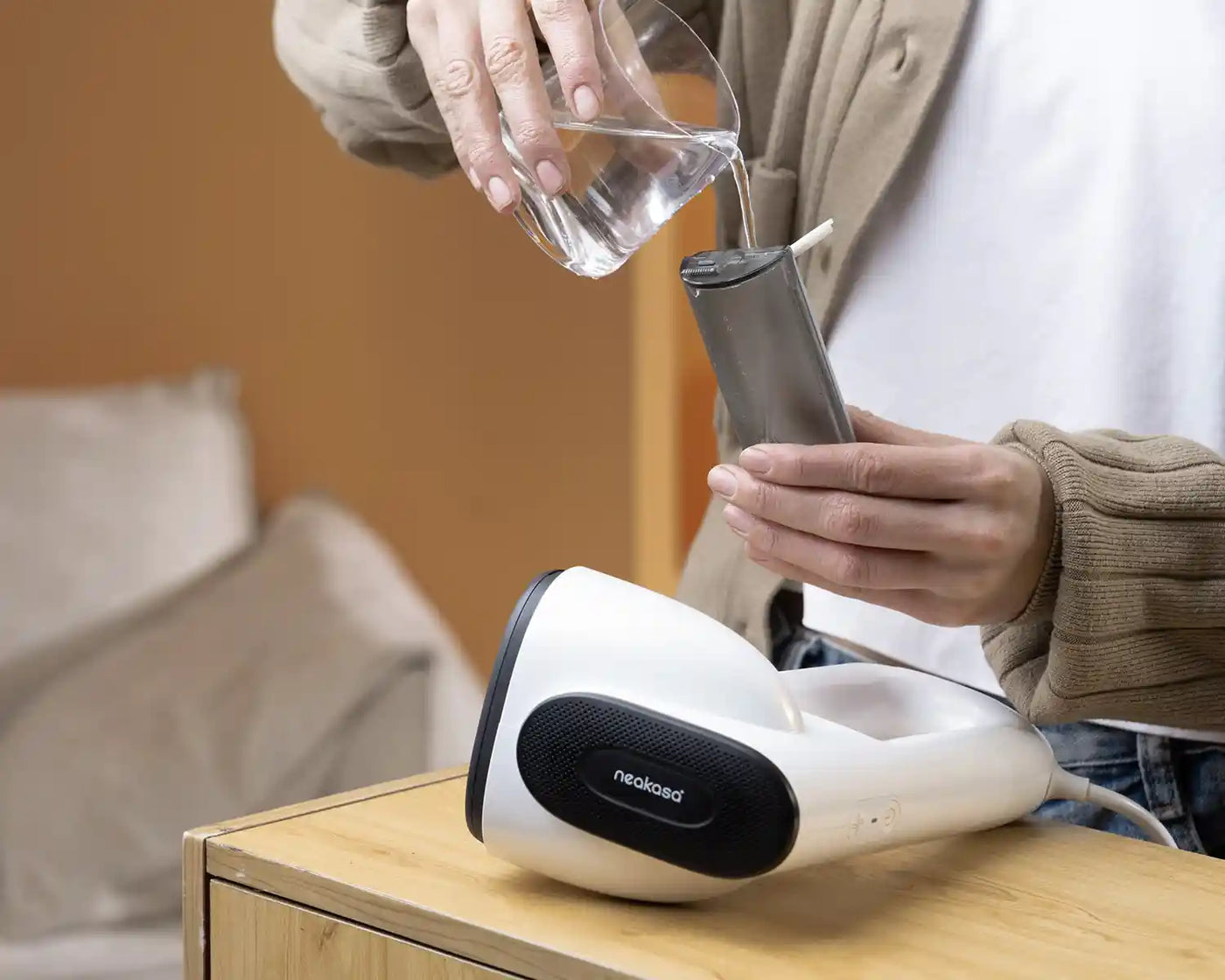 Depósito de agua extraíble de 95 ml