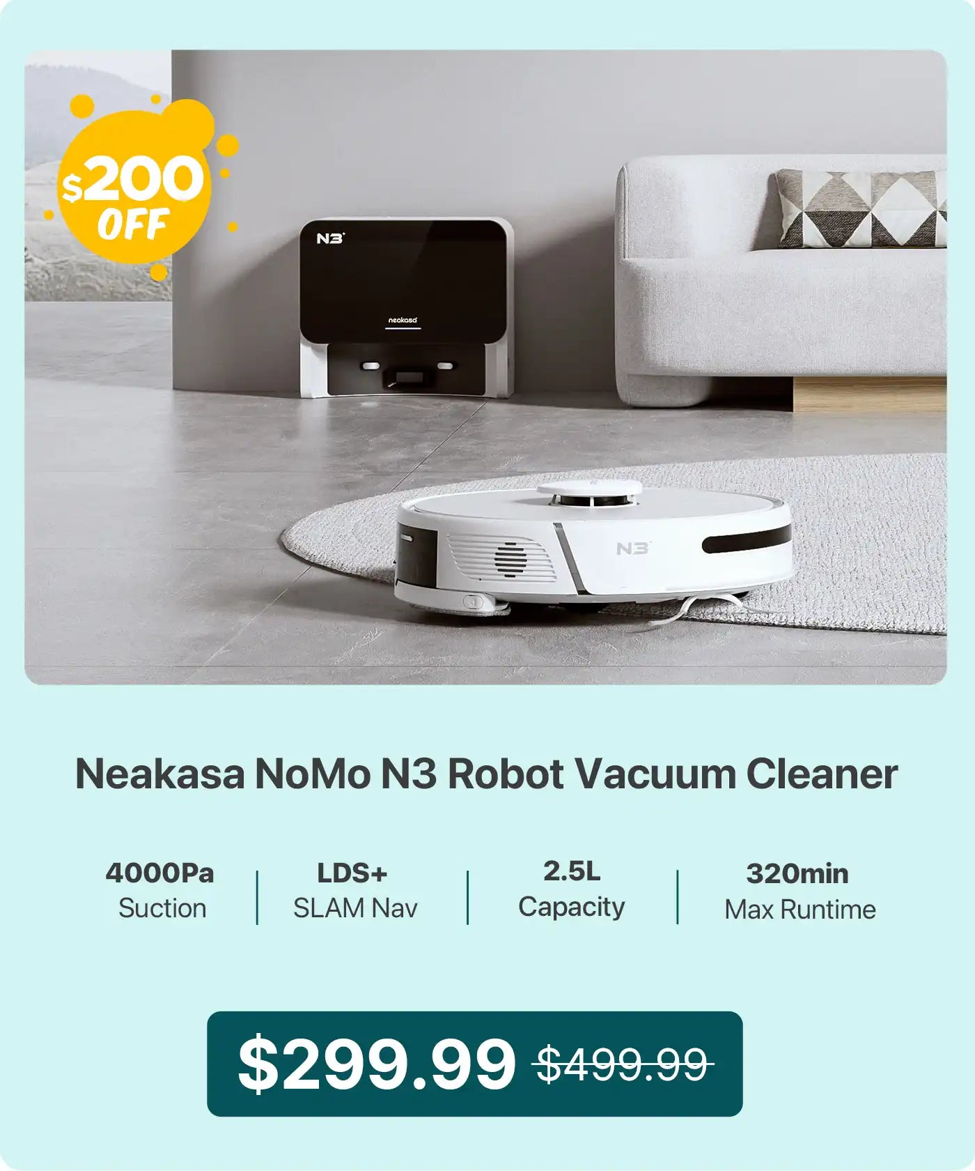 neakasa national pet day sale robot vacuum cleaner