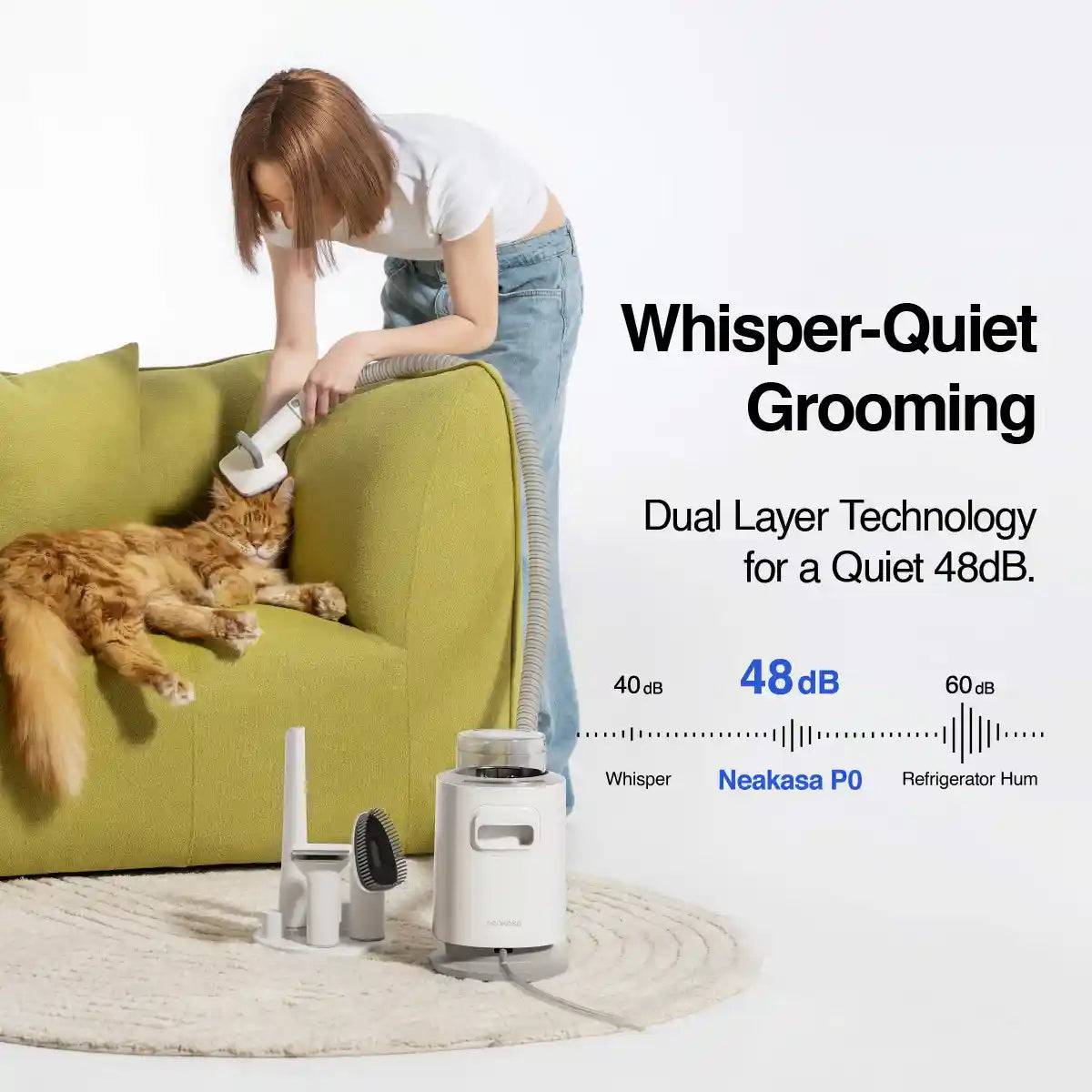 Neakasa P0 Pro/Lite 5-in-1 Cat Grooming Vacuum Kit