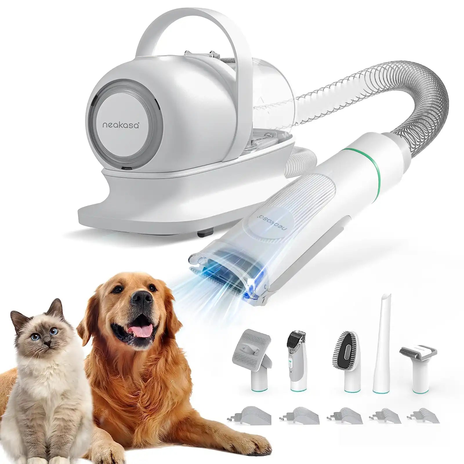 neakasa P0 Pro/Lite ペットグルーミング　 5in1 Neakasa P0 Cat Grooming Kit | Quiet Grooming Vacuum Kit