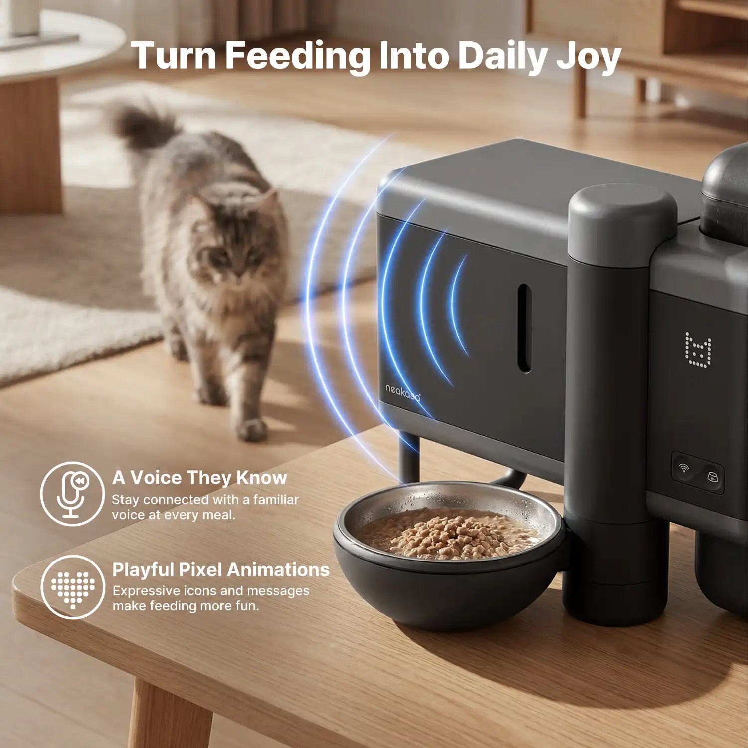 [Pre-Order] Neakasa Riko Fresh-Made Automatic Cat Feeder for Wet Food