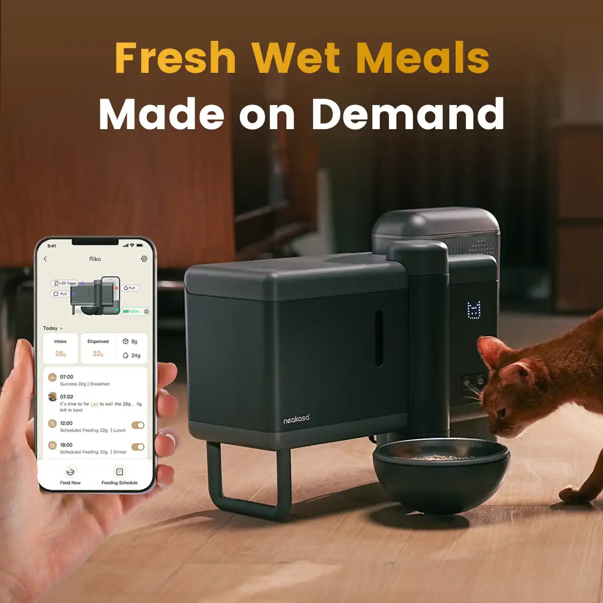 Neakasa Riko Automatic Pet Feeder for Wet Food - Deposit Reservation