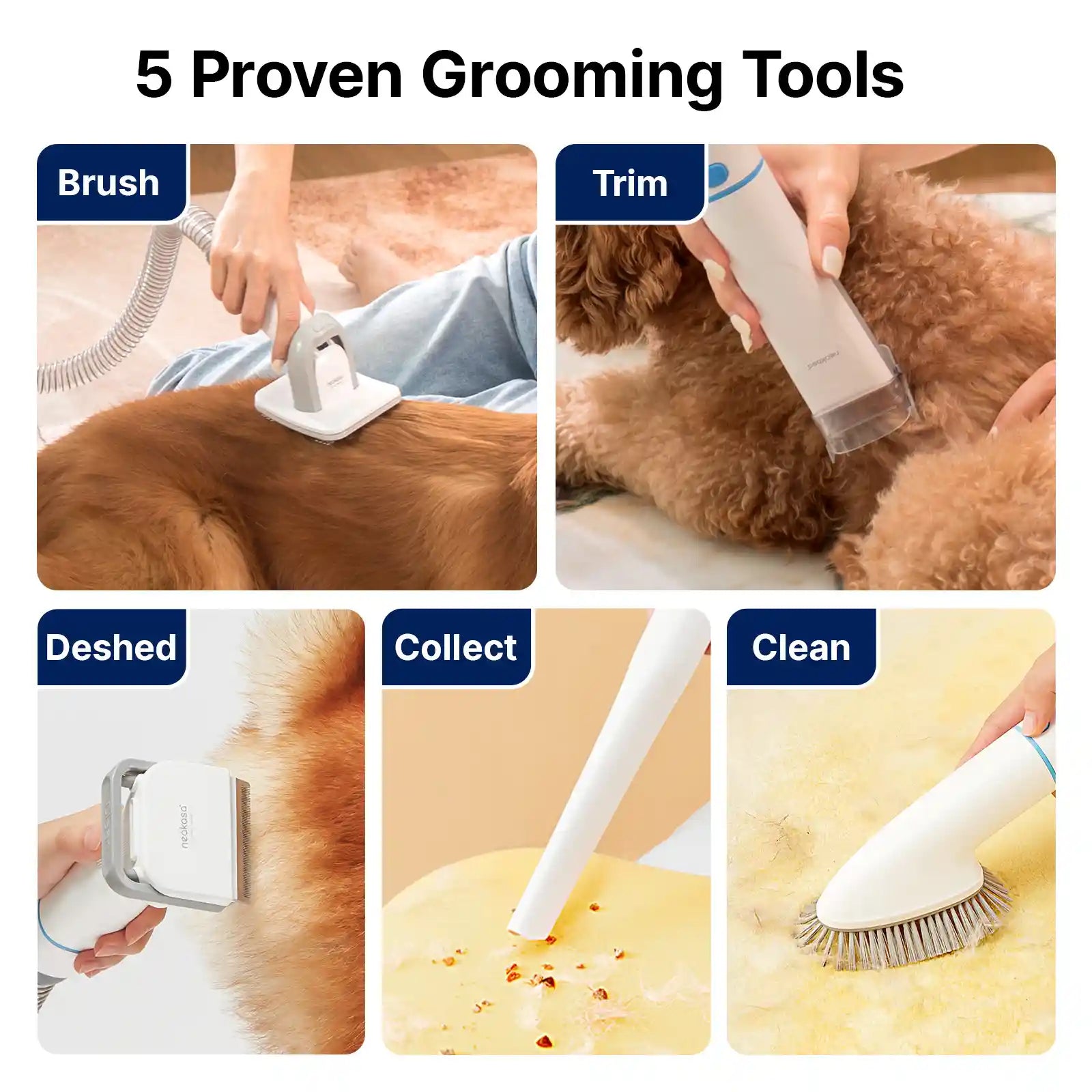 Neakasa P2 Dog Grooming Vacuum Kit