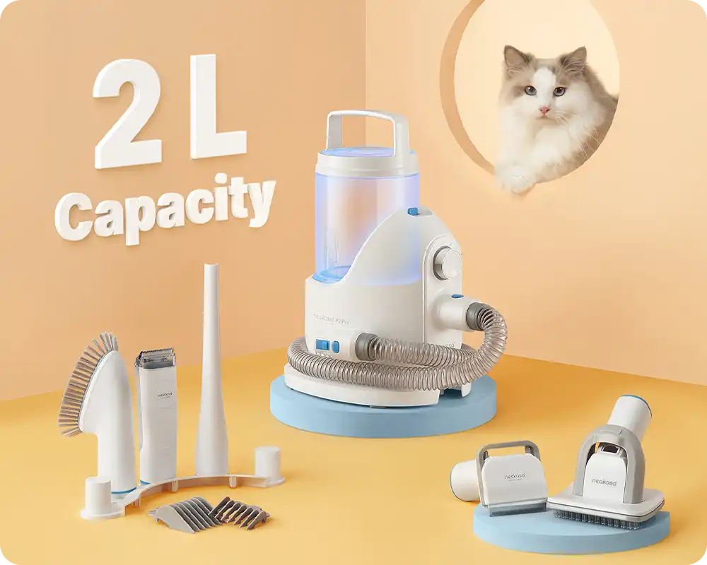 p2 pro grooming vacuum 2L large capacity