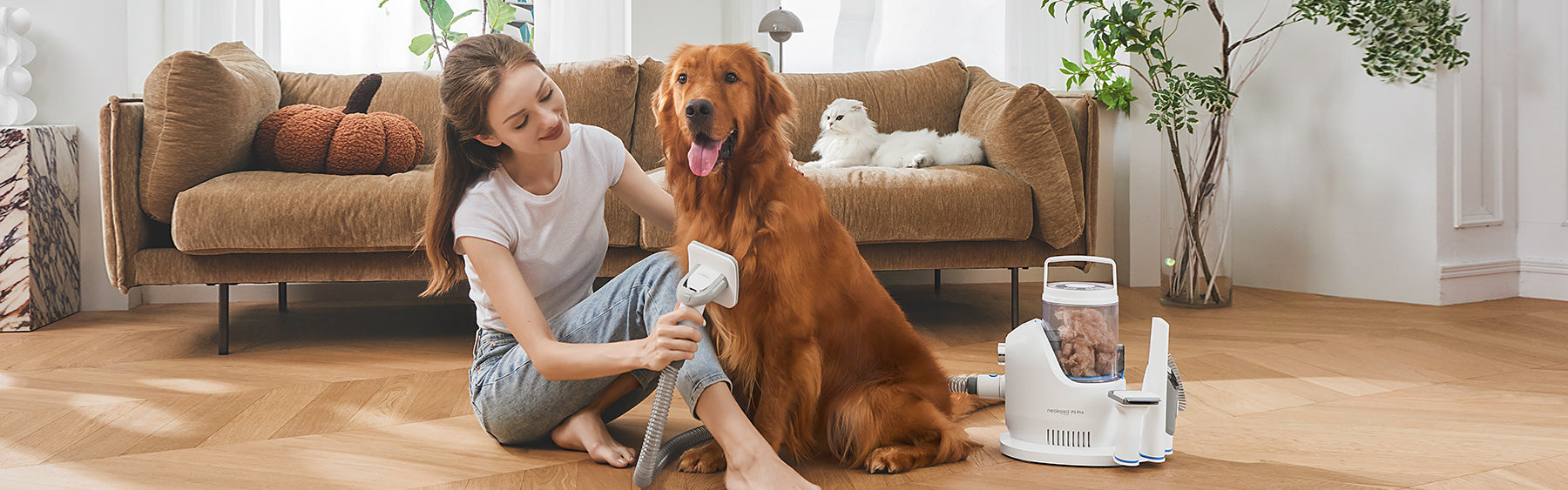 Neakasa Professional Pet Grooming Vacuum Kits for Cats and Dogs