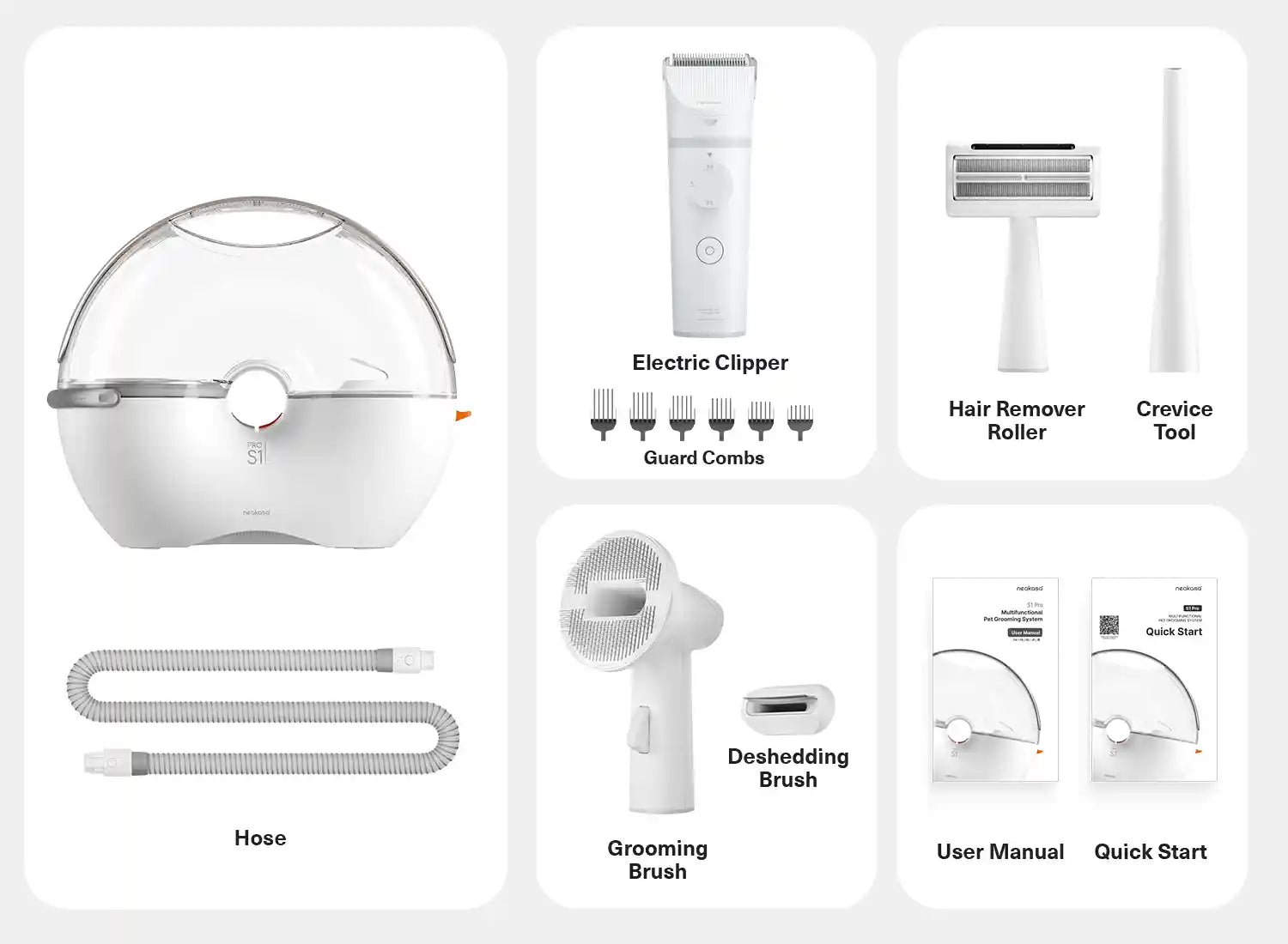 Dog Seat + S1 Lite Dog Grooming Vacuum Bundle