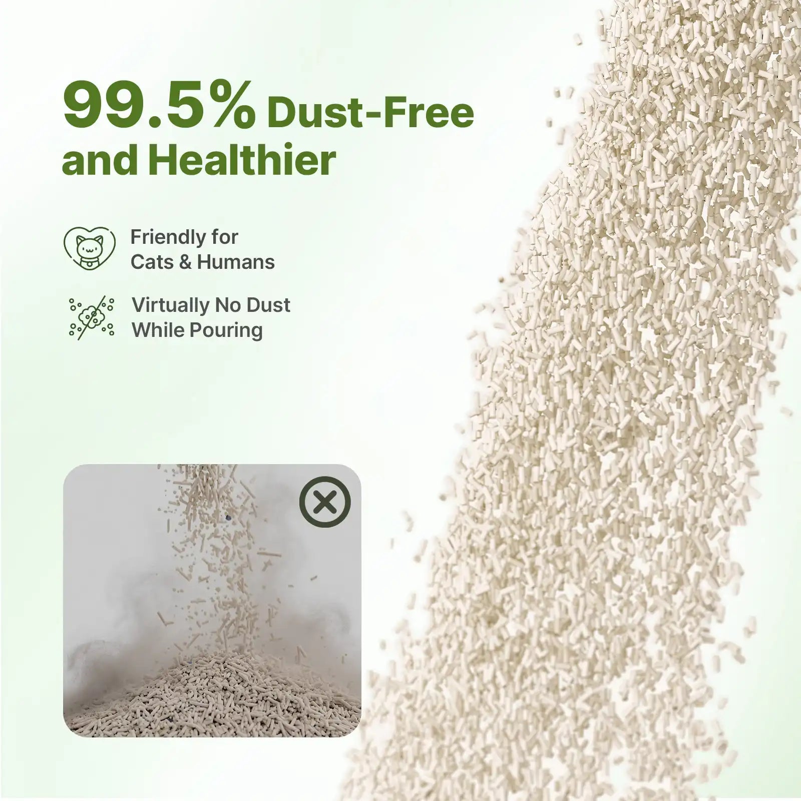 Neakasa Cassava & Tofu Blend Cat Litter 2.7kg - 2 Bags